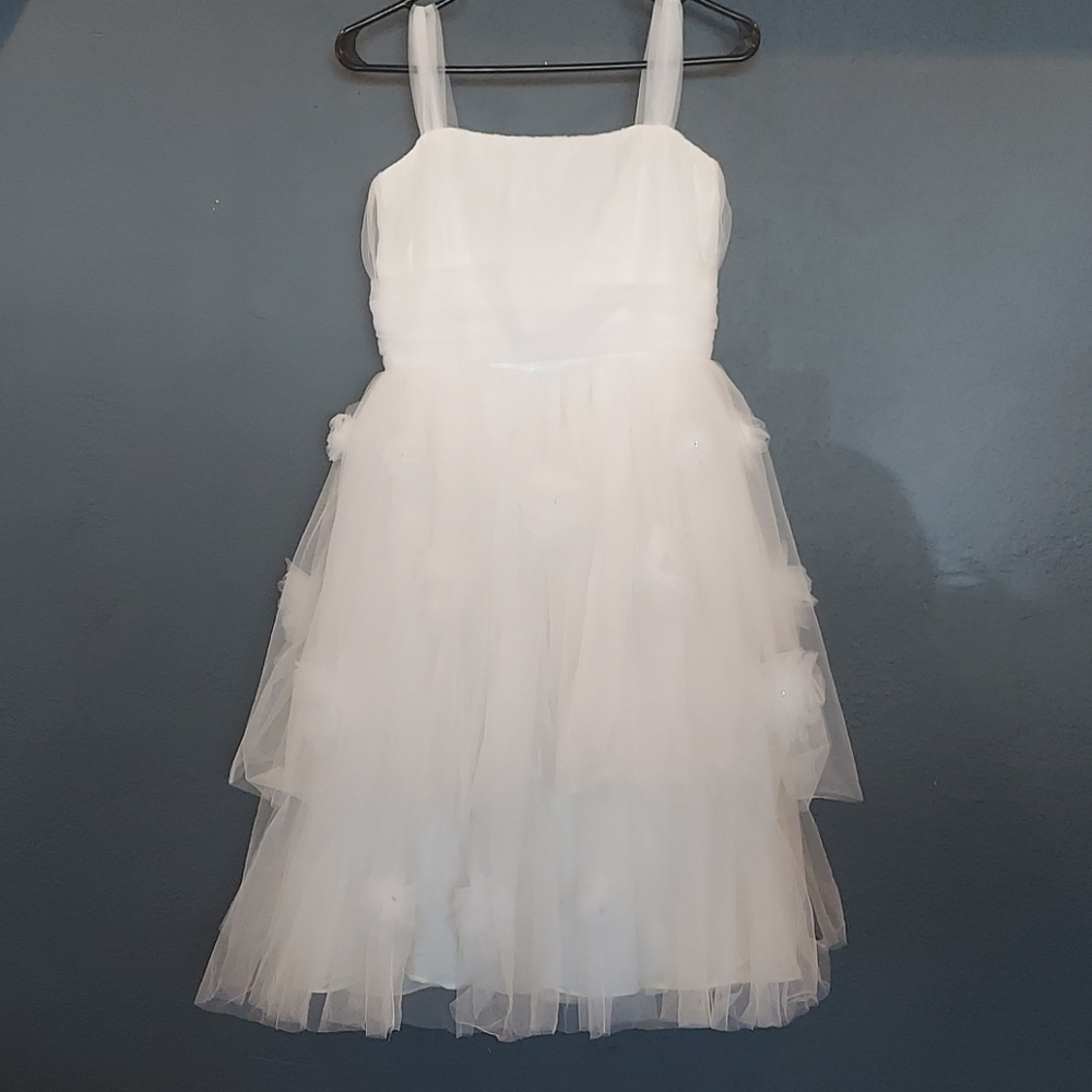 Watters & Watters Tulle Flower Girls Dress